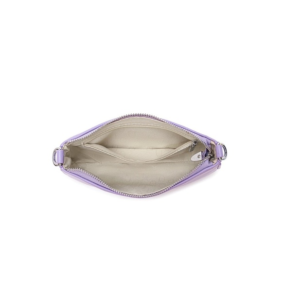 PIXIE MOOD Francine chain shoulder bag | Lavender vegan leather - Picture 5 of 5